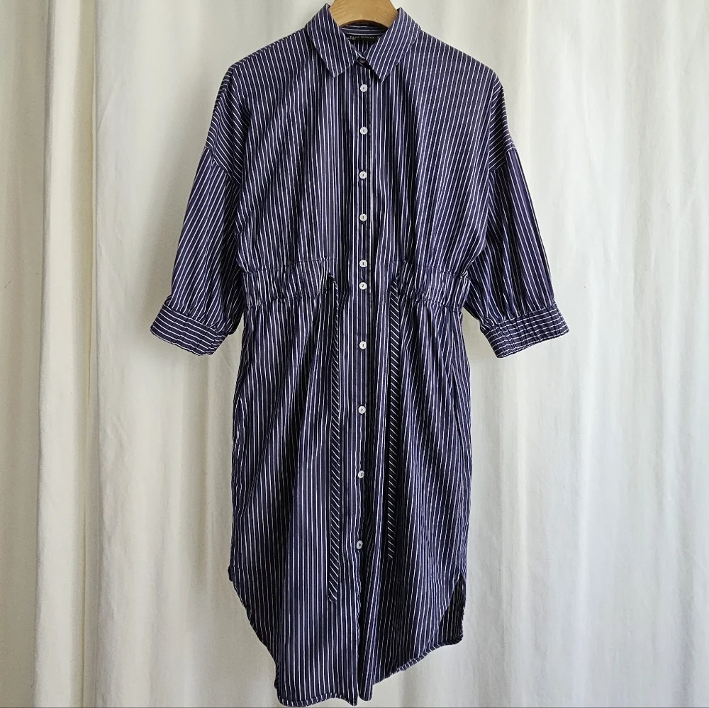 🇪🇦 Zara - Striped Shirt Dress - Picture 2 of 12